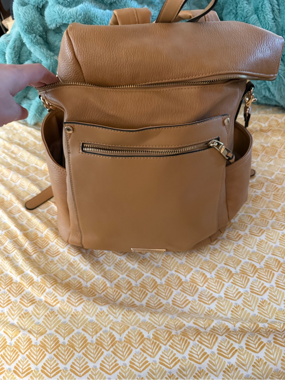 Poppy and Peonies Commuter Backpack